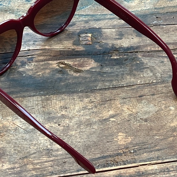 Victoria Beckham Deep Red Sunglasses